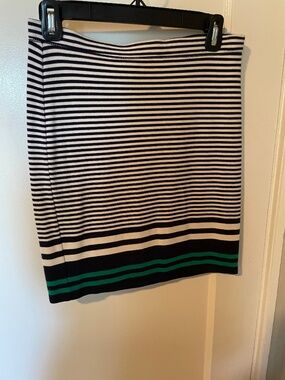 Max Studio XS Fitted Striped Skirt